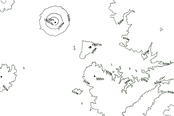 Rusutsu Resort neighbourhood contours