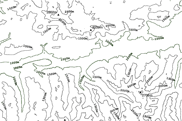 Schladming neighbourhood contours