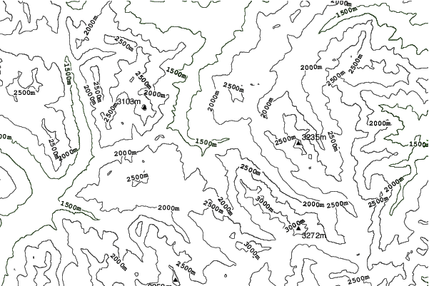 Sestrière (Via Lattea) neighbourhood contours