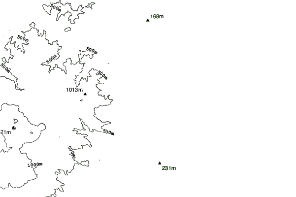 Shichinohechoei neighbourhood contours
