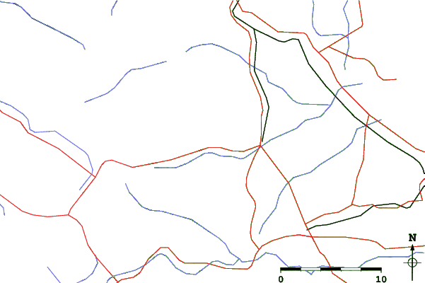 Roads and rivers close to Shichinohechoei