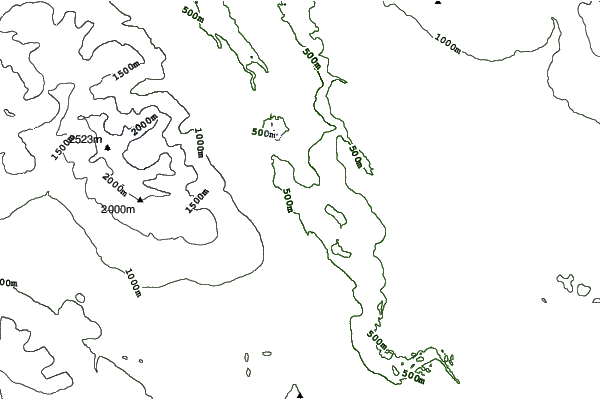 Hudson Bay Mountain neighbourhood contours