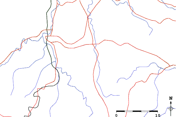 Roads and rivers close to Sonei Kunohe