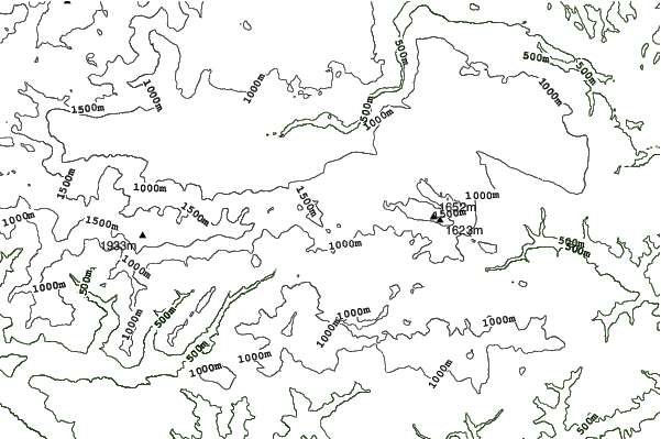 Soriska Planina neighbourhood contours