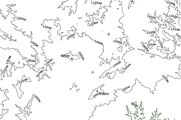 Sugar Mountain neighbourhood contours