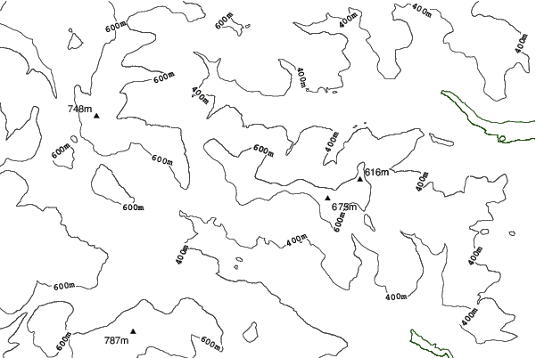 Weardale Ski Club neighbourhood contours