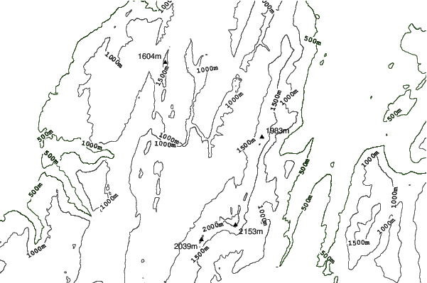 Villard-de-Lans neighbourhood contours