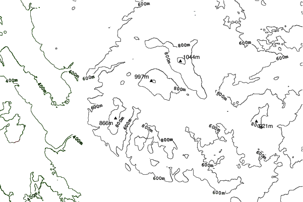 Warmensteinach/Fleckl neighbourhood contours