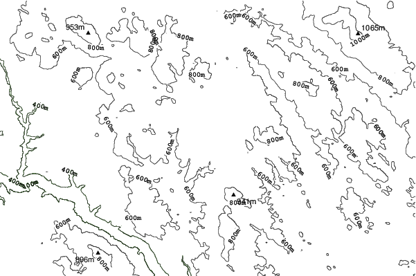 Wegscheid/Heindlmühle neighbourhood contours