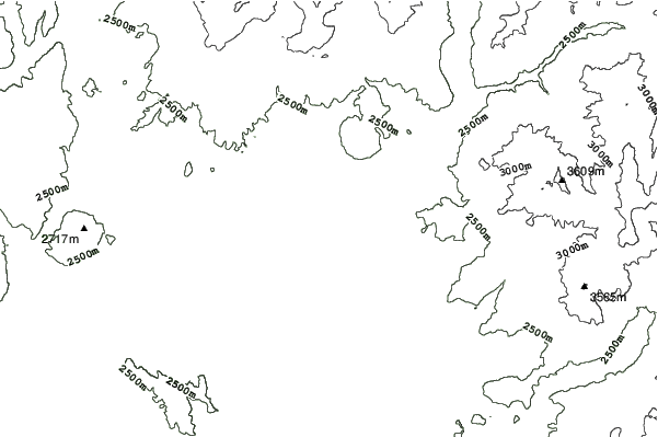 Wolf Creek Ski Area neighbourhood contours