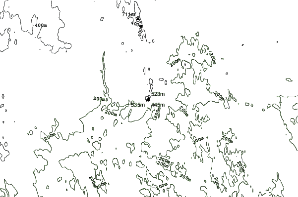 Yllas neighbourhood contours