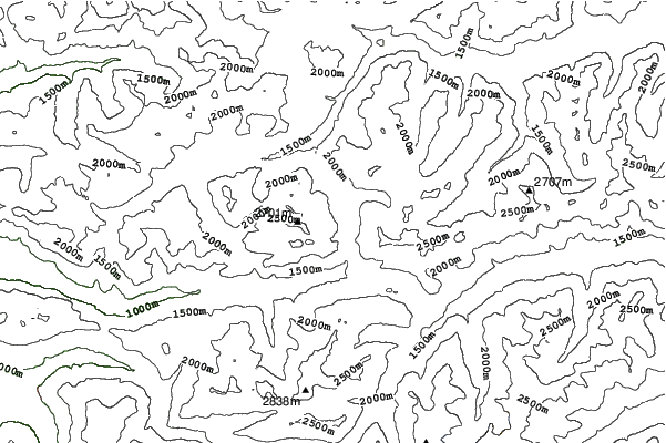 Zurs neighbourhood contours
