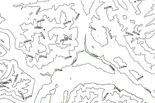 Tyax Lodge & Heliskiing neighbourhood contours